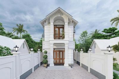 Chi phí xây nhà mái Thái 2 tầng 80m² khoảng bao nhiêu?