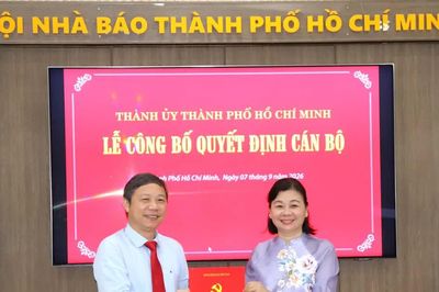 Đồng chí Lý Việt Trung làm Phó Chủ tịch chuyên trách Hội Nhà báo TPHCM
