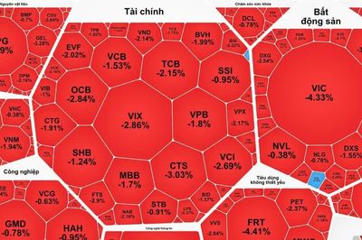 Cổ phiếu Blue-chip lao dốc, VN-Index giảm gần 32 điểm