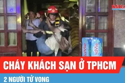 Cháy khách sạn ở TPHCM, 2 người tử vong, 26 người được giải cứu