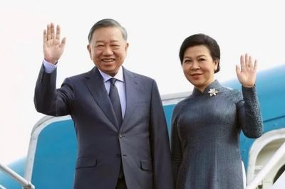Tổng Bí thư, Chủ tịch nước Tô Lâm và Phu nhân lên đường thăm Nga và Pháp