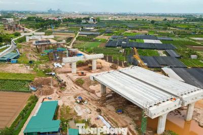 Cầu Ngọc Hồi tăng tốc thi công, dự kiến về đích trước APEC 2027