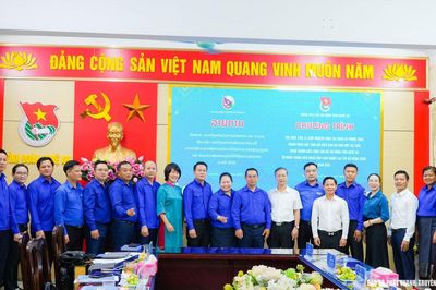 Tăng cường hợp tác giữa tuổi trẻ Nghệ An và tuổi trẻ Thủ đô Viêng Chăn, Lào