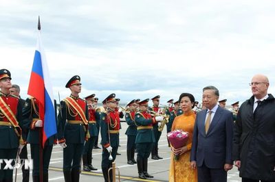 Tổng Bí thư, Chủ tịch nước Tô Lâm đến Moskva, bắt đầu thăm cấp Nhà nước Liên bang Nga