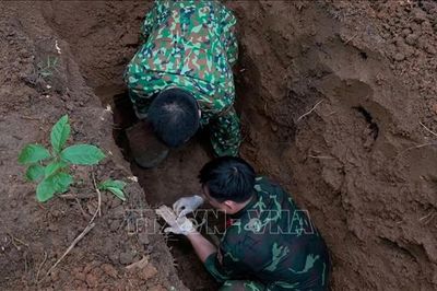 Phát hiện, quy tập nhiều hài cốt liệt sĩ ở tỉnh Quảng Trị