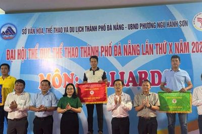 Giải Billiards Đại hội Thể dục thể thao thành phố: Phường Thanh Khê xếp Nhất toàn đoàn