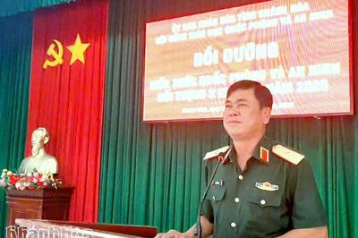 320 học viên được bồi dưỡng kiến thức quốc phòng và an ninh
