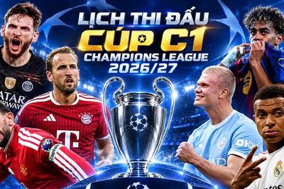 Lịch thi đấu Champions League 2026/27 (Cúp C1) mới nhất