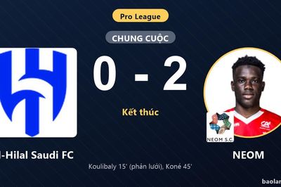 Thua sốc NEOM ngay trên sân nhà, Al-Hilal Saudi FC vẫn giữ ngôi đầu Pro League