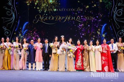 Thí sinh Đỗ Thị Thảo đoạt danh hiệu Người đẹp Hoa Lư năm 2026