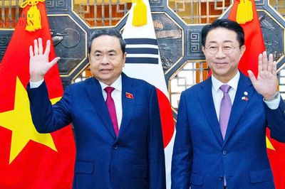 Chủ tịch Quốc hội Hàn Quốc Cho Jeong Sik chủ trì Lễ đón trọng thể Chủ tịch Quốc hội Trần Thanh Mẫn