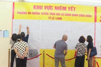 Phường Bồ Đề công khai thông tin về Quy hoạch sông Hồng