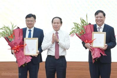 Chủ tịch Đồng Tháp và Giám đốc Công an Huế làm Phó Tổng Thanh tra Chính phủ