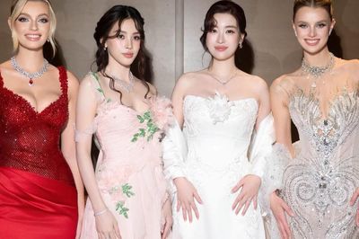 Đỗ Mỹ Linh gây chú ý với khoảnh khắc cùng 2 hoa hậu thế giới