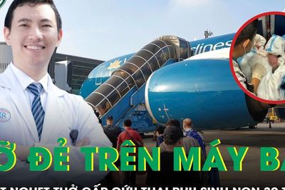 Bác sĩ kể 7 phút nghẹt thở đỡ đẻ cho thai phụ 30 tuần trên máy bay
