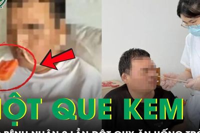 Bệnh nhân 2 lần đột quỵ có thể nuốt thức ăn trở lại chỉ bằng... 1 que kem