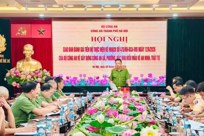 'Tăng tốc' tiến độ xây dựng Công an xã, phường kiểu mẫu về an ninh, trật tự