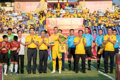Một hình ảnh đặc biệt trong ngày CLB Thanh Hóa thắng Đà Nẵng