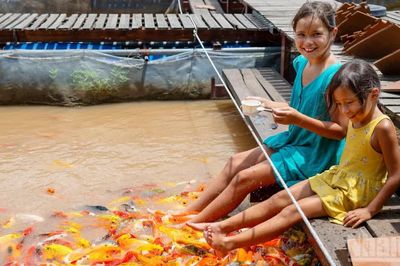 [Ảnh] Cồn Sơn - nơi mộc mạc níu chân du khách