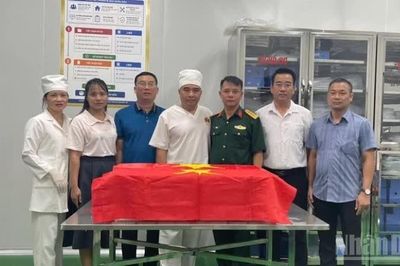 Tỉnh Điện Biên bàn giao 845 mẫu hài cốt liệt sĩ cho Viện Pháp y Quân đội