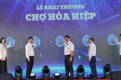 Phường Hải Vân khai trương chợ Hoà Hiệp