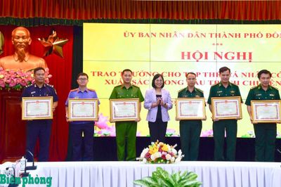 Khen thưởng đột xuất Bộ đội Biên phòng thành phố Đồng Nai vì thành tích xuất sắc trong đấu tranh chuyên án ĐNa826