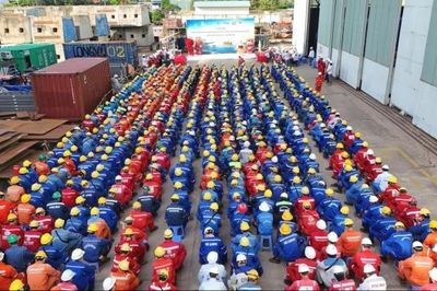 XNXL Vietsovpetro phát động thi đua cao điểm hoàn thành Giàn tiện ích và nhà ở Dự án Lô B