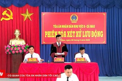 TAND khu vực 8 – Cà Mau mở phiên tòa lưu động xét xử 3 vụ án hình sự