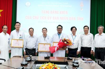 Đồng Tháp: Tặng Bằng khen cho các y, bác sĩ cứu sống người bệnh bằng kỹ thuật ECMO