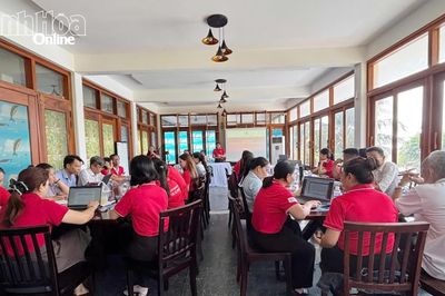 Tập huấn nghiệp vụ công tác hội chữ thập đỏ