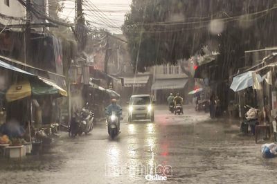Cảnh báo mưa dông tại nhiều khu vực trên địa bàn tỉnh