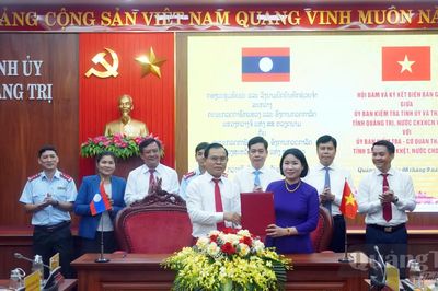 Quảng Trị - Sạ-vẳn-na-khệt tăng cường hợp tác trong công tác kiểm tra, thanh tra