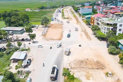 Mặt bằng được tháo gỡ, đường 300 tỷ đồng ở Bắc Ninh tăng tốc về đích