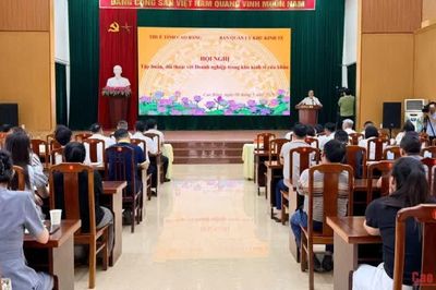 Hội nghị tập huấn, đối thoại với doanh nghiệp trong khu kinh tế cửa khẩu