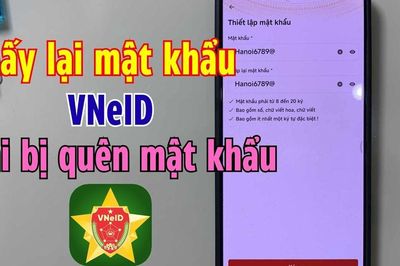 4 bước lấy lại mật khẩu VNeID khi quên nhanh chóng, đơn giản