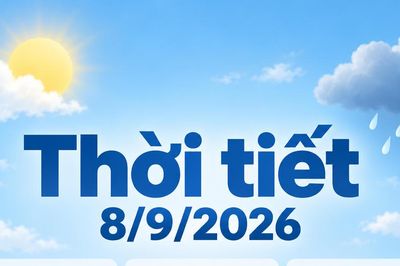 Thời tiết hôm nay 8/9: Bắc bộ nắng, Trung bộ và Nam bộ mưa dông