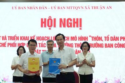 Xã Thuận An đưa 'Thôn, Tổ dân phố số' đến các địa bàn dân cư