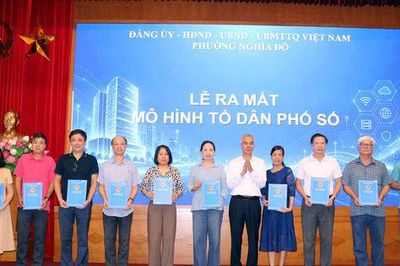 Nghĩa Đô lập 50 Tổ chuyển đổi số cộng đồng