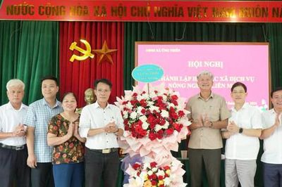 Xã Ứng Thiên từng bước kiện toàn hệ thống hợp tác xã theo mô hình mới