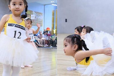 Lisa - con gái Khánh Thi 3 tuổi đã học ballet