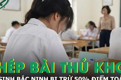 Chép bài 'thủ khoa D01', nữ sinh Bắc Ninh bị trừ 50% điểm Toán