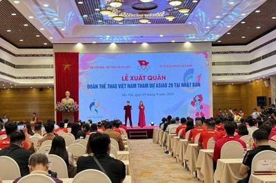 Phó Thủ tướng Phạm Thị Thanh Trà dự Lễ xuất quân Đoàn Thể thao Việt Nam dự Asian Games 20