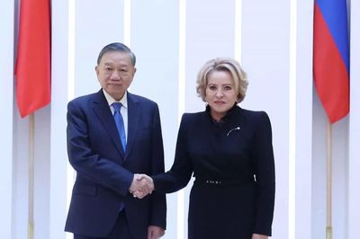 Tổng Bí thư, Chủ tịch nước Tô Lâm hội kiến Chủ tịch Hội đồng Liên bang Nga Valentina Matvienko