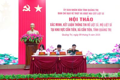 Hội thảo xác minh thông tin về liệt sĩ, mộ liệt sĩ tại Cồn Tiên, tỉnh Quảng Trị