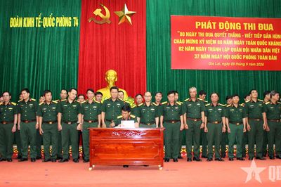 Đoàn Kinh tế - Quốc phòng 74 (Binh đoàn 15): Kiến tạo môi trường, động lực hoàn thành thắng lợi nhiệm vụ năm 2026