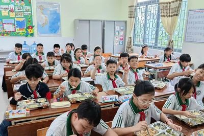 Trường học linh động tổ chức bán trú, chỗ nghỉ trưa cho học sinh