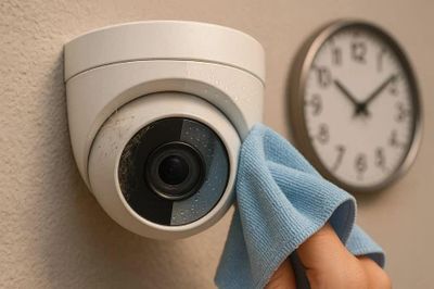 Đừng vệ sinh camera an ninh theo cách này