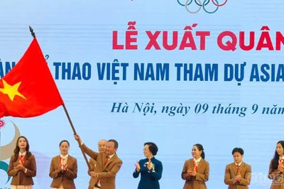Đoàn Thể thao Việt Nam xuất quân tham dự ASIAD 20 tại Nhật Bản