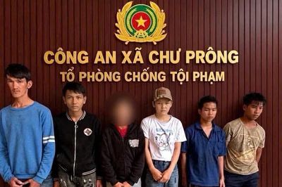 Gia Lai: Tạm giữ hình sự nhóm thanh thiếu niên giàn cảnh, dùng vũ lực cướp điện thoại của cụ ông