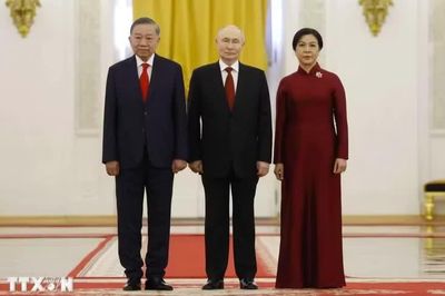 Tổng thống Nga Vladimir Putin chủ trì Lễ đón Tổng Bí thư, Chủ tịch nước Tô Lâm và Phu nhân